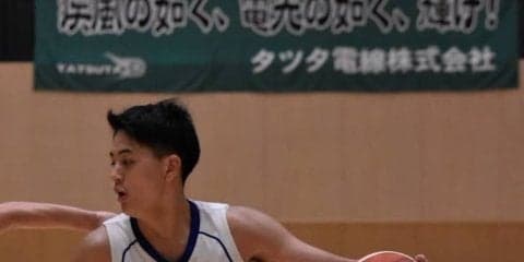 【バスケットボール部男子】 リバウンドを制し、リーグ戦２勝目