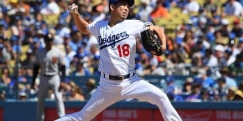 【MLB】好救援で9勝目の前田健太をロバーツ監督絶賛「おかげで優位な立場に」