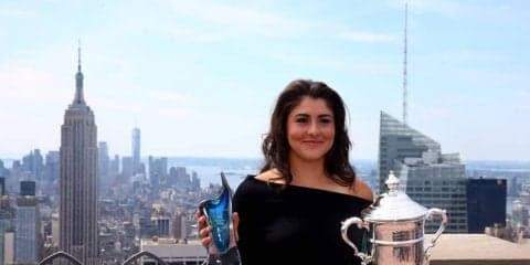 全米OP優勝のアンドレスク「有名になるなんて考えたこともなかった」