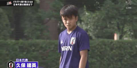 2-0快勝のパラグアイ戦を検証 加地亮は両SBと久保建英を高評価