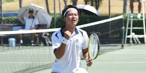 【庭球部男子】 立命大に惜敗し、リーグ戦全敗で入れ替え戦へ