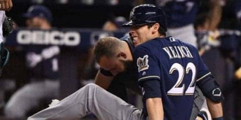 【MLB】イエリッチが自打球で膝蓋骨骨折、今季絶望に　44本塁打で2年連続MVP候補も…