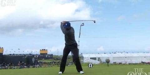 【動画】タイガー・ウッズのスイングをスローでチェック（全英オープン2019）