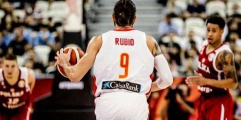 リッキー・ルビオがアシスト記録を更新、スペインがポーランドを撃破し準決勝進出