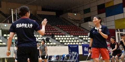 【バドミントン女子】秋季リーグ武庫女大に苦戦しながらも勝利！