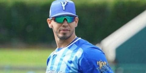 DeNAソト、バックスクリーン破壊弾！　衝撃の特大37号に騒然、G坂本勇に2本差