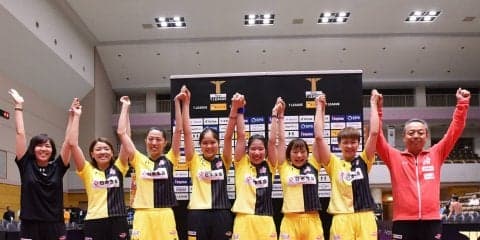 日本生命、TOP名古屋に4-0勝ち　早田ひな欠くも層厚く＜卓球・Tリーグ結果速報＞