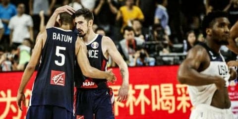 バスケワールドカップの4強が出揃うとともに、スペインとフランスが五輪出場決定