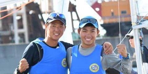 【ヨット部】　両級ともに１位で関西インカレ最終日へ