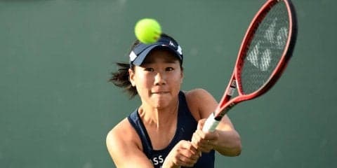 日比野、日本人女子約16年ぶり単複2冠「これからも日本女子テニス頑張っていきます」