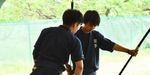 【弓道部男子】　阪大に僅差で敗北