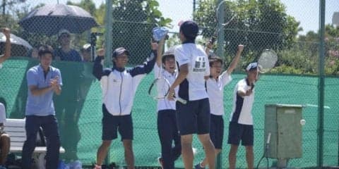 【ソフトテニス部男子】４位で秋季リーグ終幕