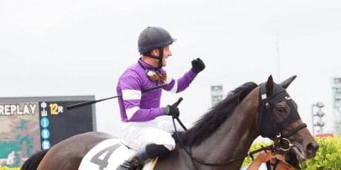 【中山12R】MデムーロがJRA通算1000勝！イルヴェントデーアで達成