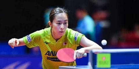 石川佳純、Tリーガー対決制す　日本女子が初戦突破＜アジア卓球選手権＞