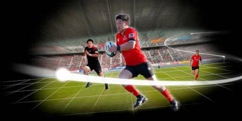 キヤノン、ラグビーワールドカップに自由視点のハイライトシーン映像を提供