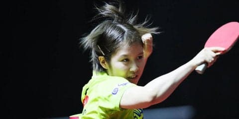 平野美宇、Tリーグチームメイトに勝利　日本女子、決勝へ＜アジア卓球選手権＞