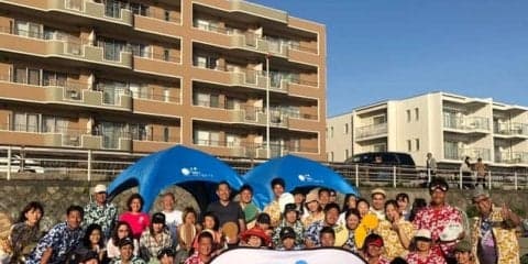 気軽に楽しめる「フレスコボール大会 WITH 海岸祭り」が逗子海岸で開催