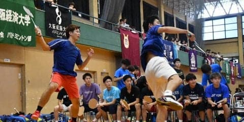 【バドミントン男子】立命大に勝利し４連勝！全勝優勝まであと一歩