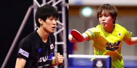 戸上/芝田ら日本ペア16強入り　初戦から熱戦に＜アジア卓球選手権＞