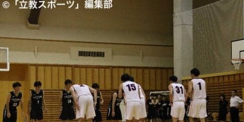 【バスケットボール部】後半に突き放し圧勝！
