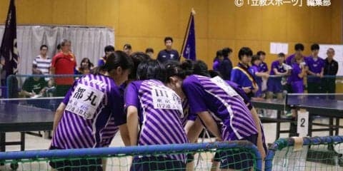 【女子卓球部】秋季リーグ開幕　２連勝スタート！