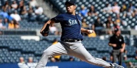 【MLB】菊池雄星が4回4失点で7勝目逃す「球が真ん中に集まった」　メジャー初打席も経験