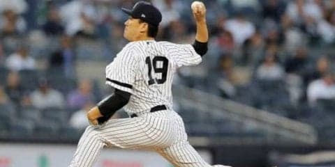【MLB】田中将大、自身初の地区Vへ3回まで2安打無失点　勝てばチーム7年ぶり栄冠の大一番