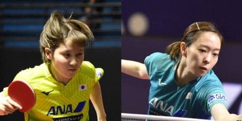 石川/平野、北朝鮮ペアに快勝　3回戦進出＜アジア卓球選手権・ダブルス＞