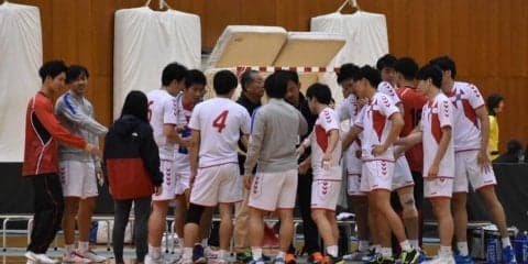 【ハンドボール部男子】　大体大戦を制せず、インカレ出場権獲得が遠のく