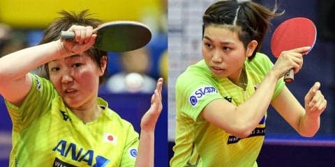 芝田/佐藤ら、日本男女3組がメダル確定＜アジア卓球選手権・ダブルス＞