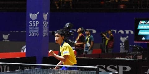 日本男子 最後の砦　張本智和がベスト8進出＜アジア卓球選手権・男子単＞