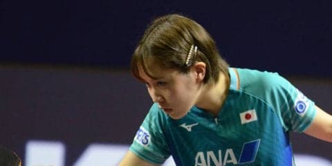 平野美宇、Tリーガー対決制す　次戦メダルかけ中国選手と＜アジア卓球選手権・女子単＞