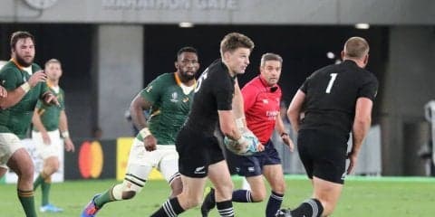 3連覇を狙うNZ、宿敵・南アフリカを23－13で破りプールB初戦白星発進！