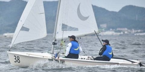 【ヨット部】　女子インカレ２日目、４７０級が順位を上げられず