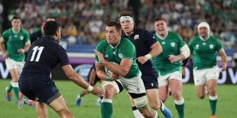 アイルランド、スコットランドから4トライを獲得し27－3で勝利！　勝ち点5でプールＡ暫定首位に