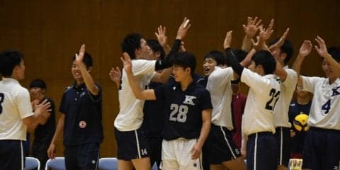 【バレーボール部男子】甲南大に勝利し、今季初白星！ １次リーグを５位で終える