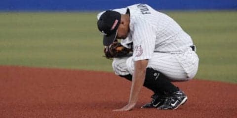 ロッテが福浦の引退試合を飾る　福浦はDH→9回に一塁に就いてファインプレーで有終の美