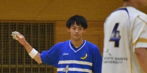 【ハンドボール部男子】　１点差で逃げ切り、京産大に勝利！