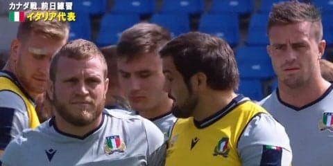 イタリアが博多の森で前日練習を公開、26日カナダと対戦
