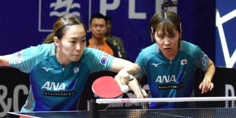 日本女子、ダブルスで2つの銅メダル＜アジア卓球選手権＞