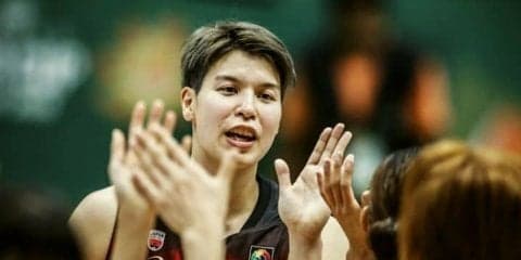 日本代表の渡嘉敷来夢、インサイドで奮闘「後半の良いバスケットをキープしたい」