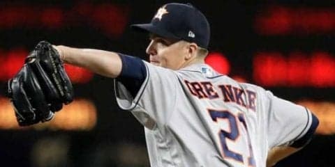 【MLB】ア軍グリンキー、ノーヒットノーランならず　あとアウト2つで初安打許す