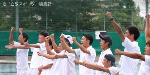 【テニス部男子】二部昇格まで王手！！３部２位で入れ替え戦に挑む