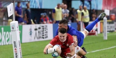 九州初開催！イタリアがカナダから7トライを挙げ48－7と圧倒