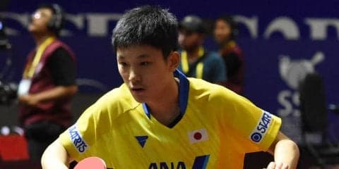 張本智和、日本勢最高の銅メダル獲得＜アジア卓球選手権・男子単＞