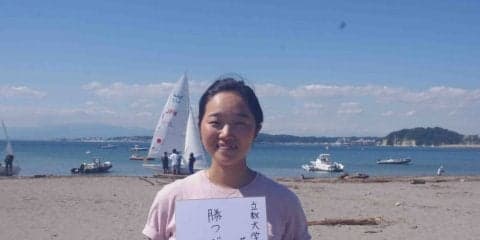 【ヨット部】運命の秋インカレついに開幕！幹部が伝えたい後輩への思い！海上でも陸上でも！どんな時でも彼女が乗るのは１番艇! 副将・スナイプ級スキッパー　若泉帆風