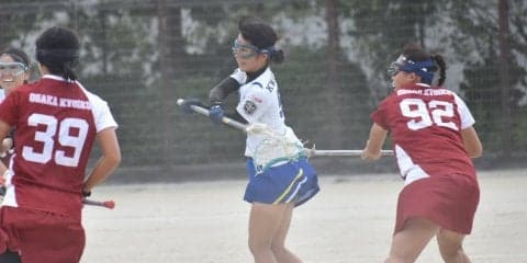 【ラクロス部女子】 大教大に勝利し、リーグ戦全勝まであと１勝！