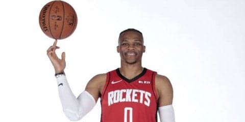 優勝を目指すウェストブルック、ハーデンとのデュオに「何も心配していない」