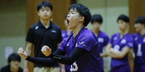 サーブが光り３－０で中大に快勝／秋季関東大学１部リーグ戦