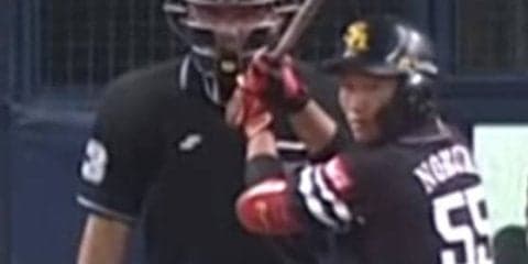 鷹ドラ3野村、プロ初打席初安打の瞬間をパTVが特集！　ファン期待「4番でホームラン王に」